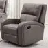 Seoul 1-Seater Recliner Sofa - Taupe, Fabric