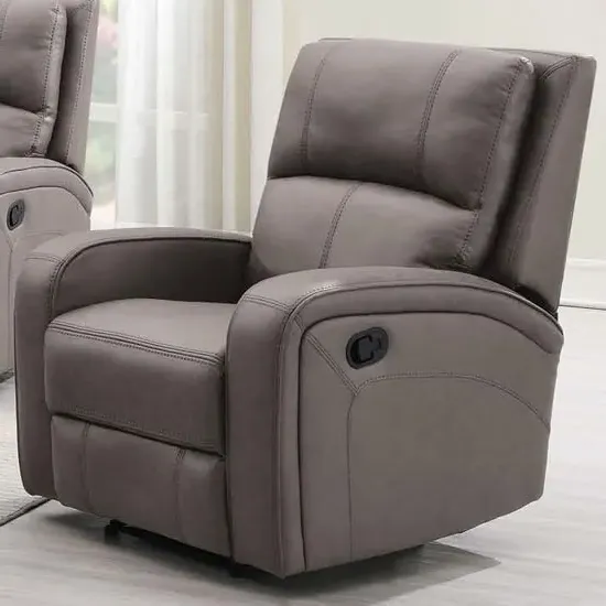 Seoul 1-Seater Recliner Sofa - Taupe, Fabric