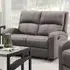Seoul 2-Seater Recliner Sofa - Taupe, Fabric