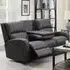 Seoul 3-Seater Recliner Sofa - Grey, Fabric