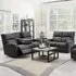 Seoul 3+2 Seater Recliner Sofa Set - Grey, Fabric