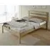 Sete King Size Bed Frame - Light Oak, Rattan Effect