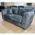 Sevilla 2-Seater Sofa - Charcoal Black, Fabric