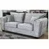 Sevilla 2-Seater Sofa - Silver Grey, Fabric