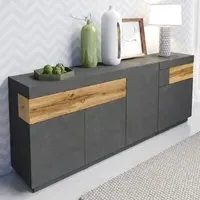 Sevilla 3-Door Sideboard - Matera, Oak