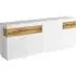 Sevilla 3-Door Sideboard - White, Wotan Oak