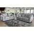 Sevilla 3+2 Seater Sofa Set - Silver, Fabric