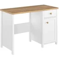 Sevilla Kids Computer Desk with Storage - White