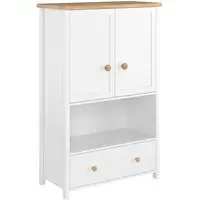 Sevilla Kids Highboard with Storage - White