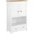 Sevilla Kids Highboard with Storage - White