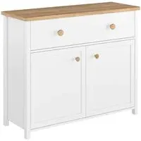 Sevilla Kids Sideboard with Storage - White