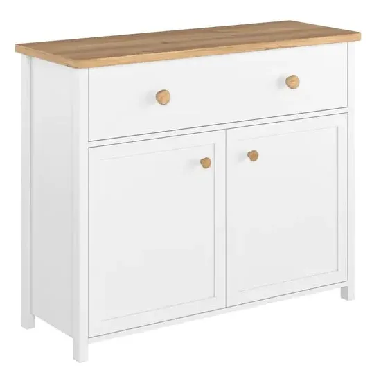 Sevilla Kids Sideboard with Storage - White