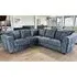 Sevilla L-Shaped Corner Sofa - Charcoal, Fabric