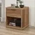 Seward Bedside Cabinet with 1 Drawer - Rustic Oak