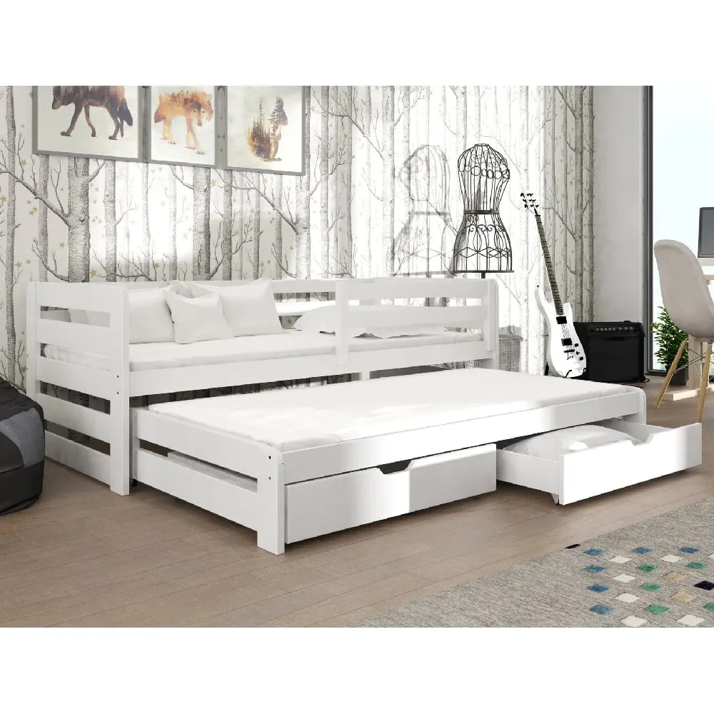 Sewell Day Bed with Storage - White
