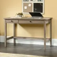 Shaker Laptop Desk with 2 Drawers - Salt Oak