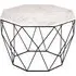 Shalom Octagonal Coffee Table - White, Marble