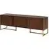 Shaula TV Stand with Storage - Brown, Acacia