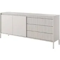 Shawnee Large Sideboard with 2 Doors 3 Drawers - Beige