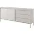 Shawnee Large Sideboard with 2 Doors 3 Drawers - Beige