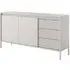 Shawnee Small Sideboard with 2 Doors 3 Drawers - Beige