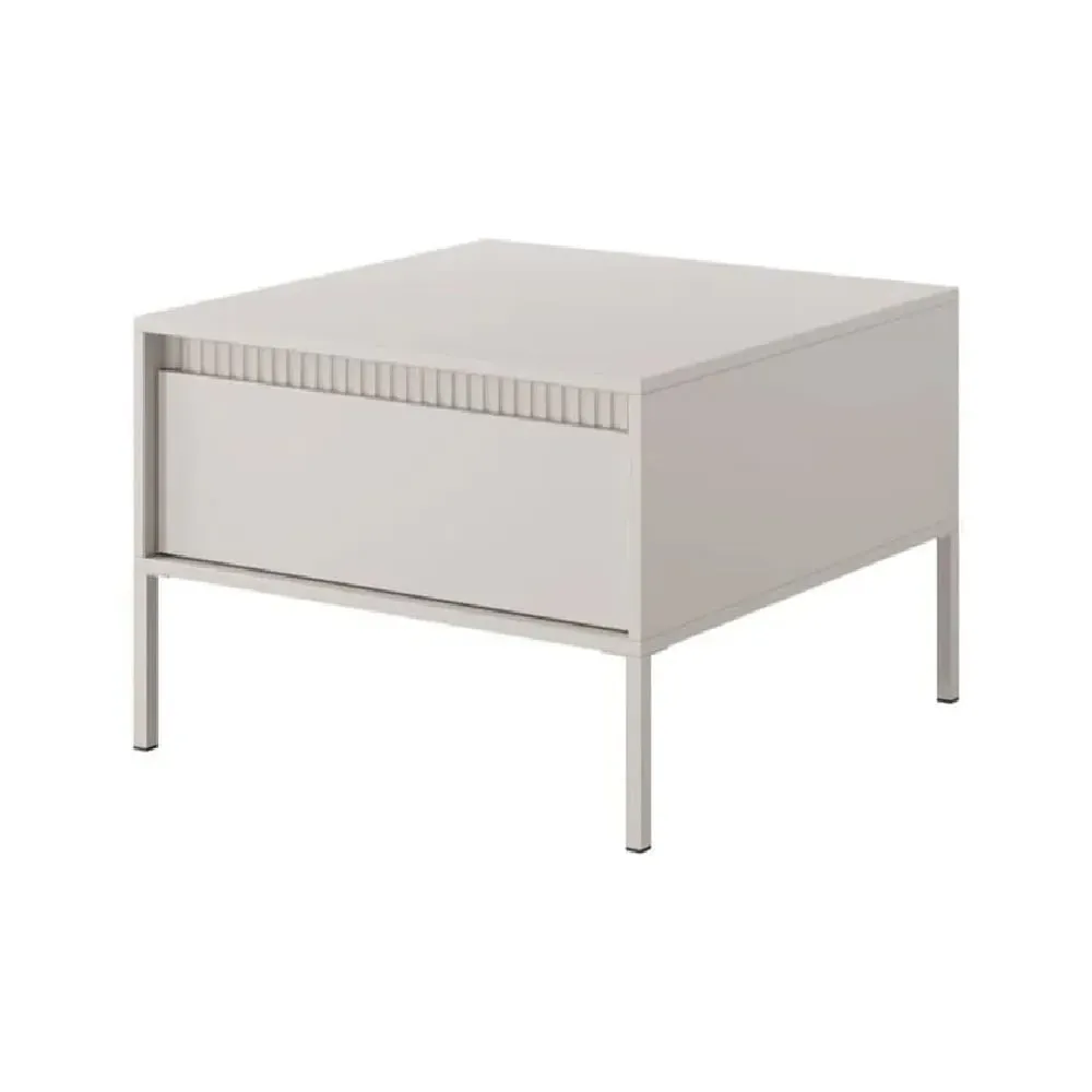 Shawnee Wooden Coffee Table with Drawer - Beige image