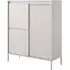 Shawnee Wooden Storage Cabinet with 3 Doors - Beige