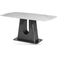 Shelby Rectangular Coffee Table - Binli White, Sintered Stone