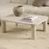Shelby Rectangular Coffee Table - Light Travertine, Wood