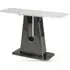 Shelby Rectangular Console Table - Binli White, Sintered Stone