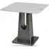 Shelby Square End Table - Binli White, Sintered Stone
