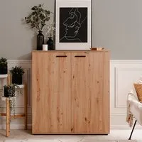 Shelbyville Shoe Storage Cabinet - Artisan Oak, MDF alternate view