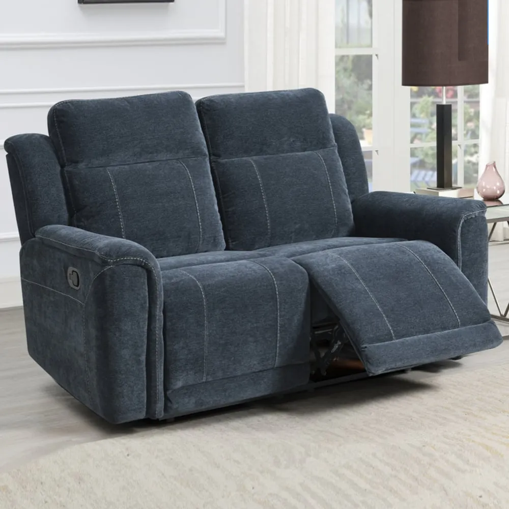 Sheridan 2 Seater Recliner Sofa - Dark Grey, Fabric