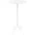 Shipley Round Bar Table Foldable - White, Polypropylene