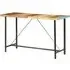 Shirley Bar Table with Steel Frame - Multicolour, Mango Wood