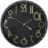 Shook Large Wall Clock - Black, Metal