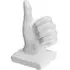 Shotwell Ceramic Thumbs Up Sculpture - White