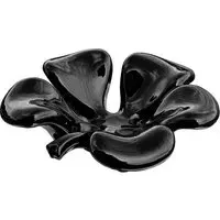 Shotwell Clover Decorative Tray - Black, Ceramic