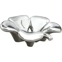 Shotwell Clover Decorative Tray - Silver, Ceramic