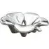 Shotwell Clover Decorative Tray - Silver, Ceramic