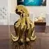 Shotwell Large Octopus Sculpture - Gold, Ceramic