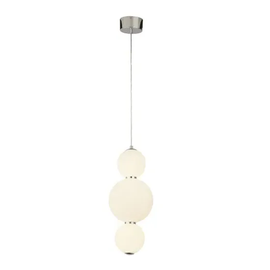 Sierra 2 Bulb Pendant Light - Chrome, Glass