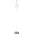 Sierra 3 Bulb Floor Lamp - Chrome, Glass