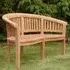 Sierra Curved Garden Bench - Teak