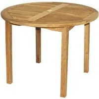 Sierra Small Round Dining Table - Teak
