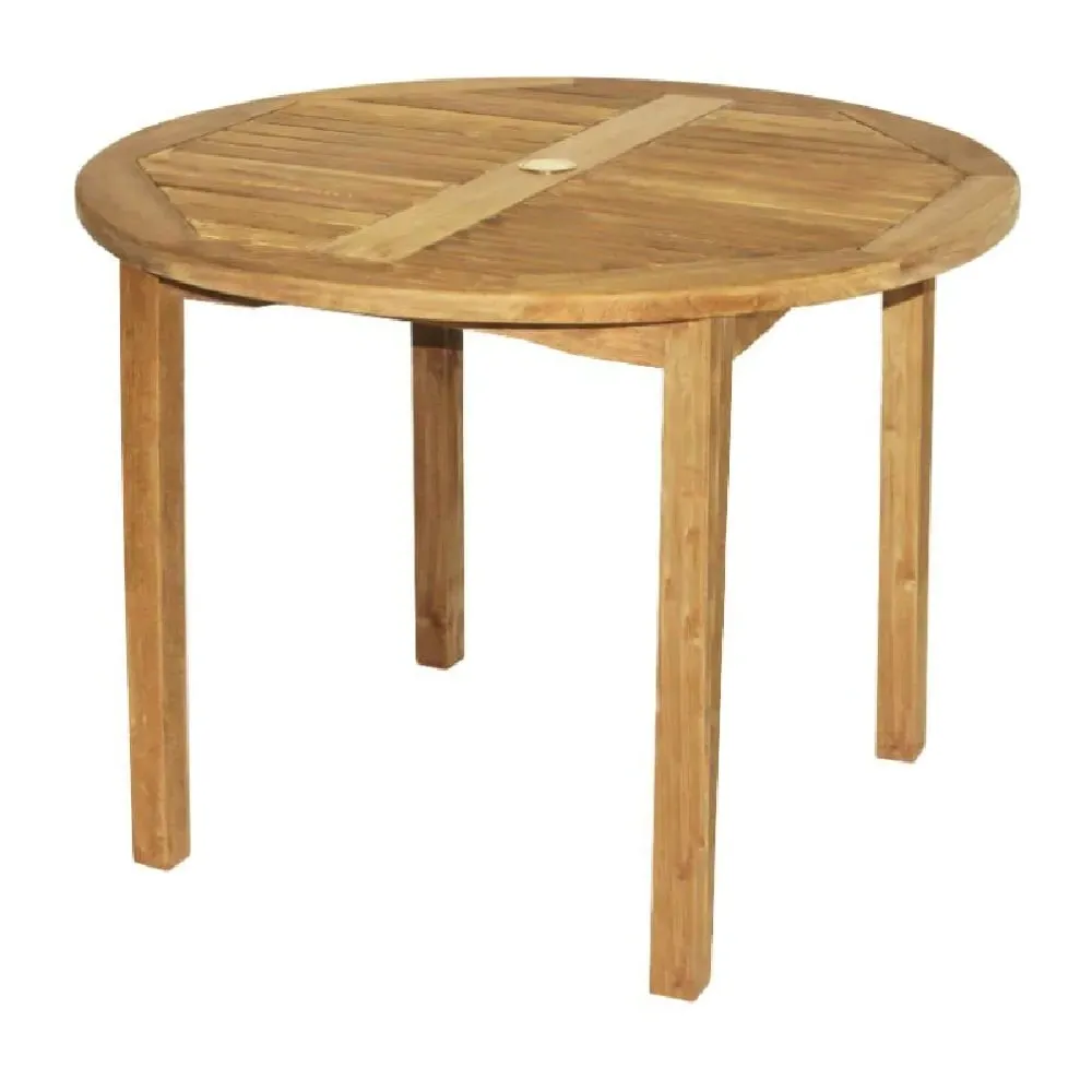 Sierra Small Round Dining Table - Teak