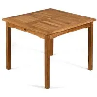 Sierra Small Square Dining Table - Teak