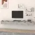 Sierra Wall Hung TV Stand with 6 Drawers - Concrete Effect