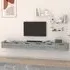 Sierra Wall Hung TV Stand with 6 Drawers - Grey Oak