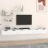 Sierra Wall Hung TV Stand with 6 Drawers - White